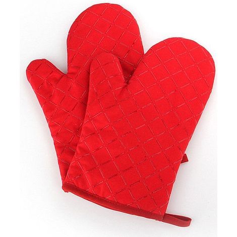 Gants de Four, Universel Gants de Cuisine, Gant Barbecue, Gant pour Four Anti Chaleur Silicone Résistant à Chaleur ,1 Paire (1/4)