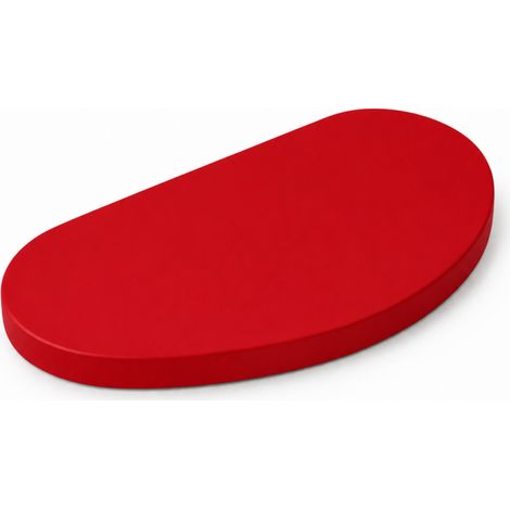 Estante de Pared, Estante Suspendido, Fijación Oculta, Balda de Pared, Kit de Tacos Incluido, Rojo, 30x15x1,8 cm (1/4)