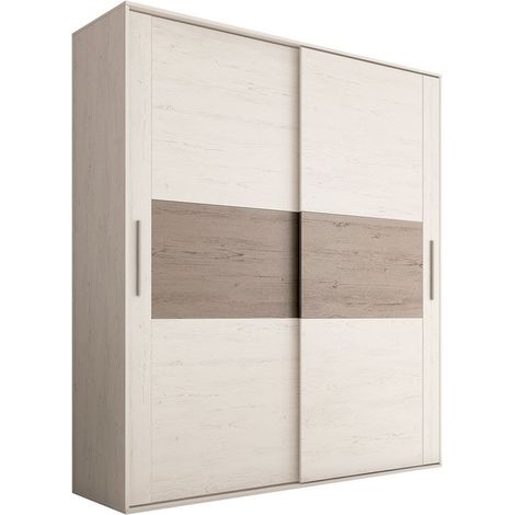 Armario 2 puertas correderas Uniq 180 Andersen Pino - Gris (ancho) x 207,6cm (alto) (1/5)
