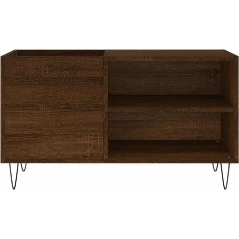 vidaXL Plattenregal Eiche braun 85x38x48 cm aus Holzwerkstoff