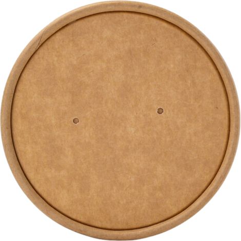 Couvercle pour Pot à Soupe Kraft 240 et 360 ml - Lot de 50 (1/5)