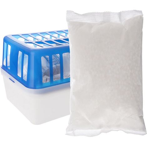 Insert absorbeur d'humidité de rechange, granulés de dessiccant de remplacement 1 kg (1/3)