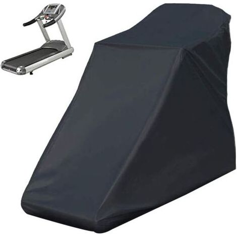 Housse de tapis roulant non pliable, housse de protection pour machine de course à pied aveCordon de serrage pour intérieur et extérieur (noir, 78 \"x 37\" x 59\") (1/5)