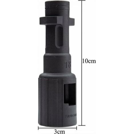 Adaptateur Baïonnette - Pour Nettoyeurs Haute Pression - Compatible Pistolets Et Accessoires À Connexion Baïonnette - 100 x 30 mm - 150 Bar - 60 °C (1/5)