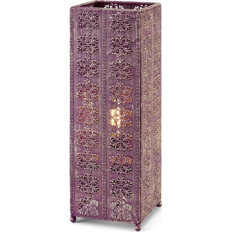 Markslojd AGRA Lampe de table carrée 1 violet clair (1/3)