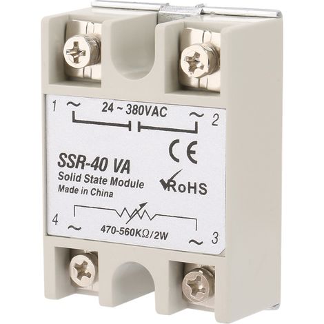 Relais statique SSR-40VA pour processus d'automatisation industrielle (1/5)