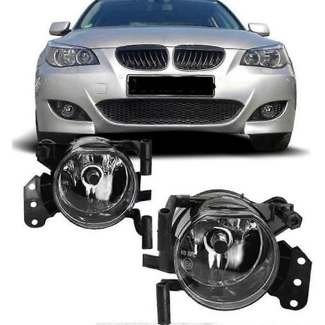 Conjunto de faros antiniebla para BMW Serie 3, 5 y 6 E60, E61, E90, E91, E63, E64, X3, E83. Faro antiniebla delantero 63176. (1/4)