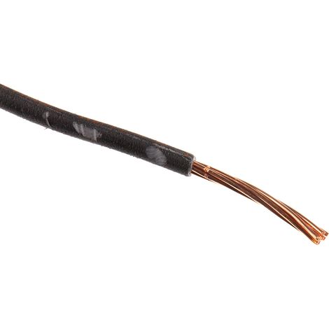 RS PRO câble, section: 10 mm² 50m, 450 V c.c., 750 V c.a. LSZH Noir HO7Z-R Câble à conducteur simple ( Prix pour Bobine de 50 Mètres ) (1/3)