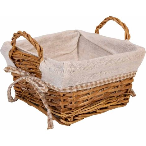 Panera mimbre forrada 20x20x10h cm (1/5)