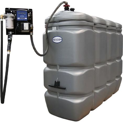 CUVE STOCKAGE FUEL PEHD 2000L STATION 230V 50L/M RENSON (1/2)