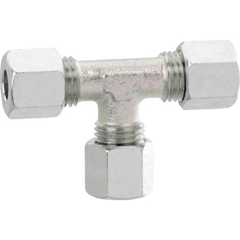 GOK T-Verschraubung 0771300 6 x 6 x 6 mm, Baureihe L, Schneidring Typ D