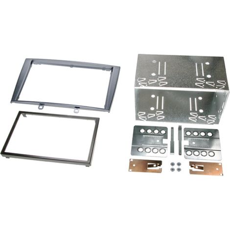 Kit Facade Autoradio KA437B compatible avec Peugeot 308 308CC 07-13 - Argent