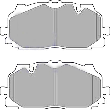 KIT PASTIGLIE FRENO ANTERIORI compatibile con AUDI Q8 (4MN) / PASTIGLIE FRENANTI AUTO OEM FDB4967, / SOSTITUZIONE DIRETTA / BASSA POLVERE / SILENZIOSO