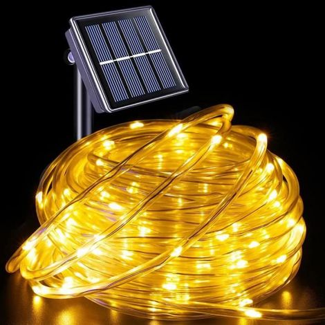 1 Guirlande lumineuse, 20m, 200 LED, blanc chaud, étanche, jardin, balcon, fête (1/4)