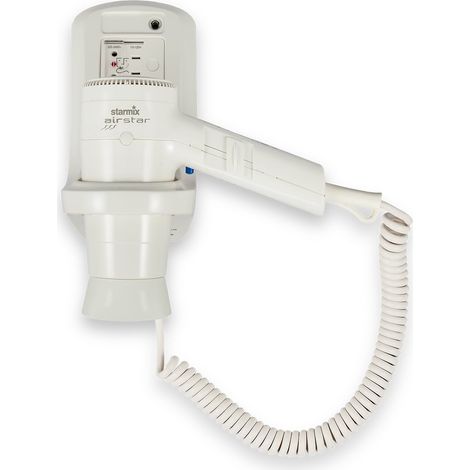 Starmix Hand-Haartrockner HFTW 12 R Föhn inkl. Ondulierdüse + Rasiersteckdose