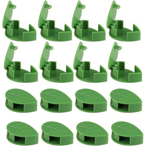50 Stück Kletterpflanzen-Stützclips, selbstklebende Clips für Kletterpflanzen an Zimmerwänden