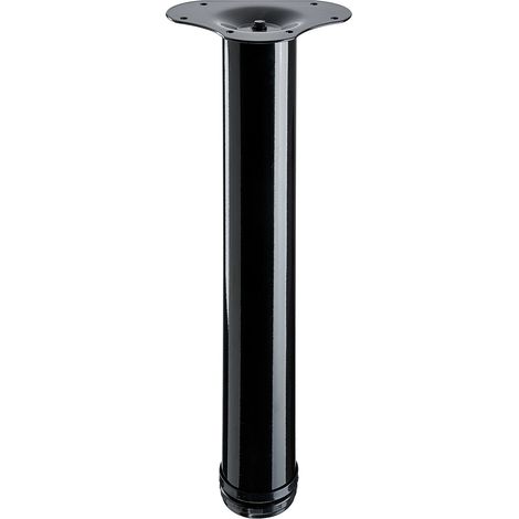 Hettich Möbelfuß D60x400mm, schwarz - 1 Stück