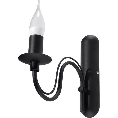 Applique noire Beron 1 E14 lumilo 02.108.20 (1/5)
