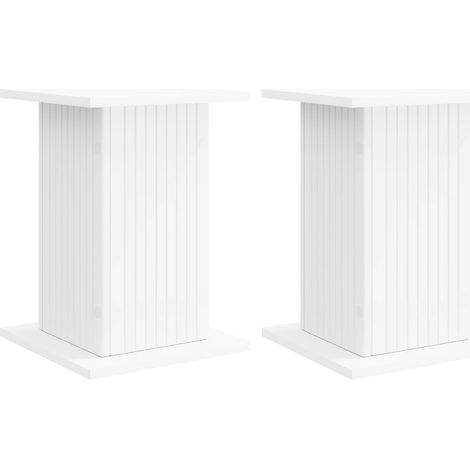 Maison Exclusive - Supporto per piante 2 pcs Bianco 30,5 x 30 x 43 cm