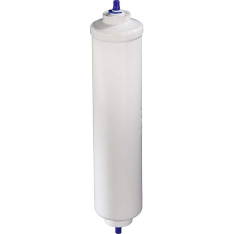 Filtre à Eau Universel pour réfrigérateurs américains Cartouche pour remplacement du filtre à eau externe des frigos américains toutes marques, Raccord de tuyau intégré (1/4)