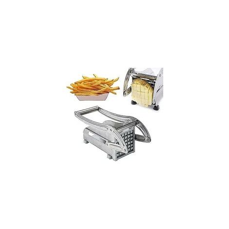 Manueller Kartoffelschneider aus Edelstahl, Pommes-Frites-Schneider, Kartoffelchips-Maschine - Crezuo