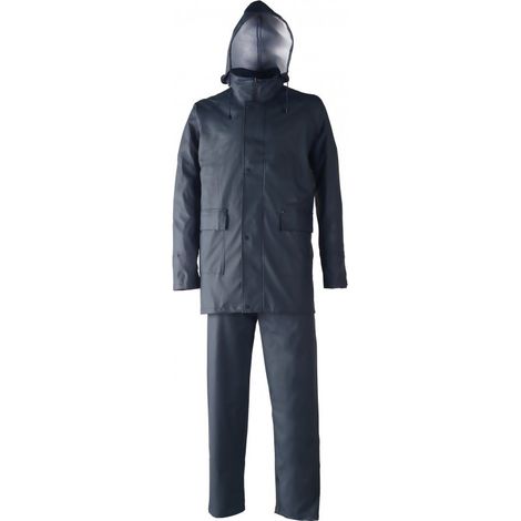 Regenanzug aus PU/PVC in Marineblau SINGER - Größe XL - VPLRAINY04