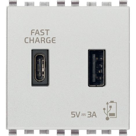 Alimentatore Usb A+C 5V 3A 2M Next VIMAR 20295.AC.N