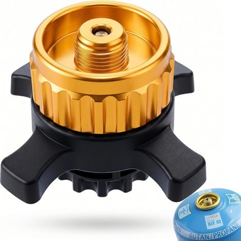 Adaptateur Bouteille Gaz avec CV Easy Clic et la Valve à vis EN417 (1/5)