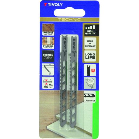 Lames de scie sauteuse, Gris, Set de 2 Pièces (1/3)