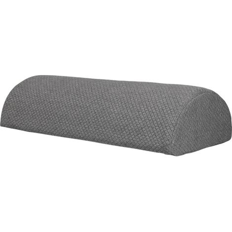 Oreiller cylindrique pour les jambes, oreiller en mousse à mémoire de forme à rebond lent, oreiller demi-lune pour usage domestique-AquaForge (1/2)