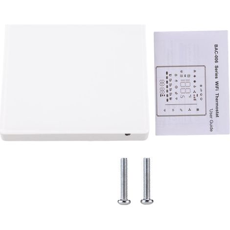 Panneau programmable de thermostat pour climatiseur central et ventilo-convecteur BAC-006EW (1/5)
