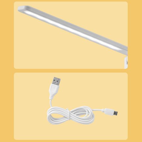 Lampe de Bureau LED avec Protection des Yeux, Toucher pour Variation d'Intensité, Pivot à 180° et Design Pliable - Éclairage d'Apprentissage