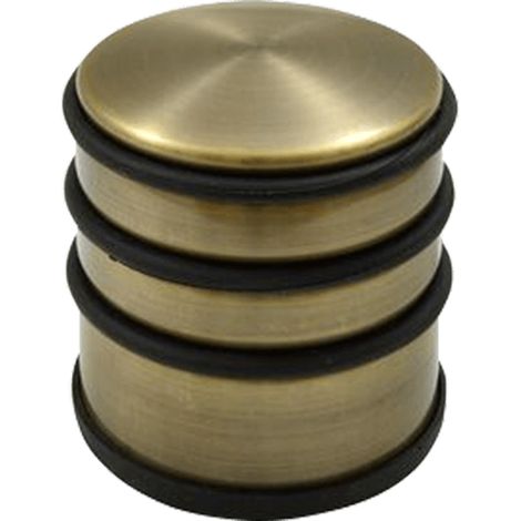 Butée de porte - Hauteur 75 mm - Acier inoxydable - Patine - Protection de porte