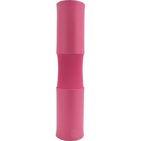 Coussin de protection du cou et des épaules en mousse NBR, antidérapant, aspect mat, absorbant la sueur, coussin de barre de levage de poids, haltère Squat rose (1/5)