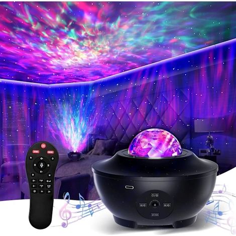 Filiyano – lampe galaxie multicolore – Projecteur d'étoiles avec haut-parleur Bluetooth - Votre propre lampe galaxie multicolore (1/5)