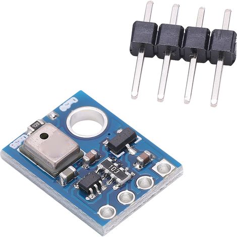 Sensormodul-Temperatur- und Feuchtigkeitsprüfplatine mit Stiftleiste und I2C-Kommunikation AHT10 (1/5)