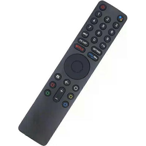 HONORNIC - Télécommande vocale XMRM-00A XMRM-006 010 pour Mi 4A 4S 4X 4K Ultra Android TV, Mi Box S, Box 3 Box 4K et Mi Stick TV
