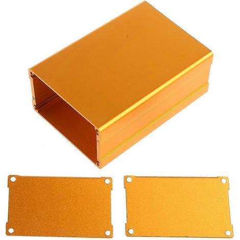 Aluminium-Projektgehäuse für Elektronik, mit Flansch für Leiterplatten 4,33 x 1,8 (1/5)