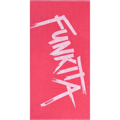 Asciugamano Funkita in cotone jacquard, colore rosa, codice FKG020N7176600, 160x80 cm.