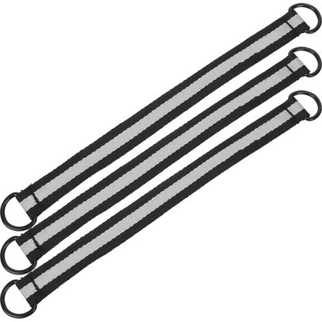 Lot de 3 sangles de connexion pour balançoire d'intérieur et d'extérieur, avec accessoires pour fauteuil suspendu. (1/5)