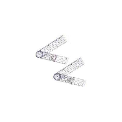 2 pcs Rapporteur de rotation à 360 degrés, goniomètre multifonction, plastique, Numérique Angle Finder Numérique Inclinomètre pour calculer (1/5)