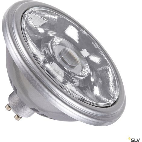 GU10 Source LED QPAR111 argent 125W 4000K variable - SLV - 1005281 (1/2)