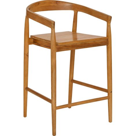 Set di 2 sgabelli da bar miyako marrone 56x55,5 cm - Atmosphera créateur d'intérieur