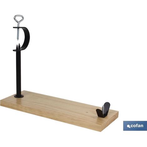 Soporte jamonero tubo metal modelo serrano