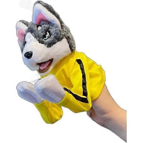 Peluche interactive Chien boxeur Husky Gant de combat en peluche pour des jeux amusants et un cadeau pour enfants ( ) (1/4)