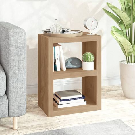 Table d'Appoint Chevet,Bout de Canapé 45x30x60 cm Bois massif de teck -GB22883 (1/5)