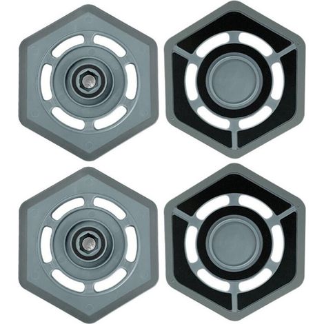 Pack 4 soportes mopa para Deebot N9+ accesorios aspirador robot soporte repuesto mopas (1/5)