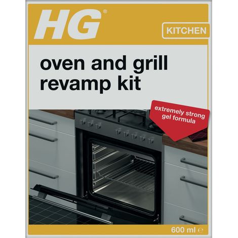 HG Oven and Grill Cleaning and Revamp Kit – 600ml Soaking Gel for Deep Cleaning and Maintenance