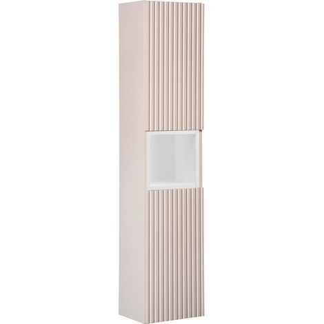 Columna de pared 2 puertas 1 compartimiento Riva Cachemira y Blanco (1/4)