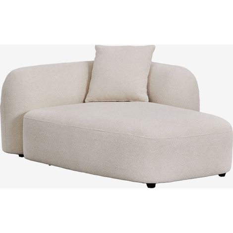 Módulo chaise longue derecho para sofá modular en chenilla Coco SKLUM (1/5)